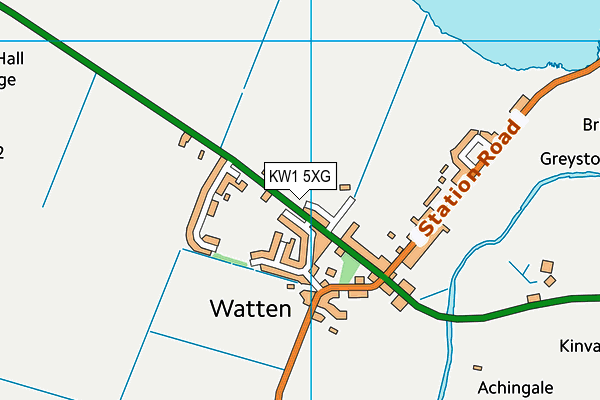 KW1 5XG map - OS VectorMap District (Ordnance Survey)