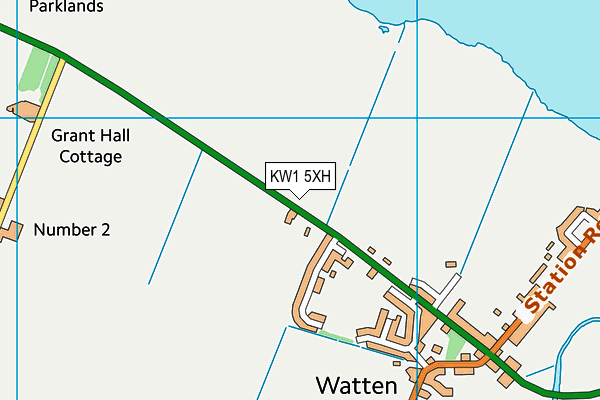 KW1 5XH map - OS VectorMap District (Ordnance Survey)