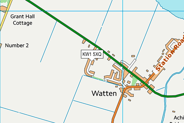 KW1 5XQ map - OS VectorMap District (Ordnance Survey)