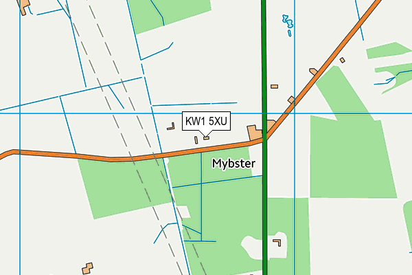 KW1 5XU map - OS VectorMap District (Ordnance Survey)