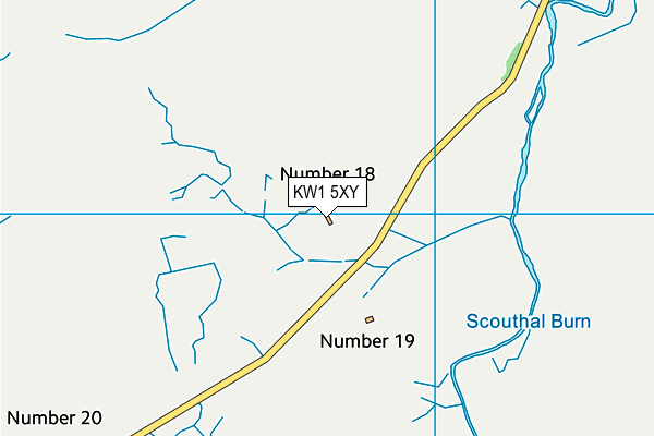 KW1 5XY map - OS VectorMap District (Ordnance Survey)