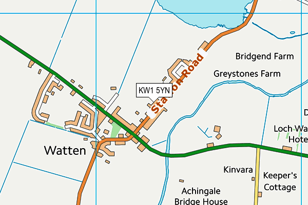 KW1 5YN map - OS VectorMap District (Ordnance Survey)