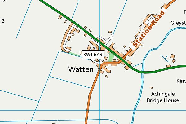 KW1 5YR map - OS VectorMap District (Ordnance Survey)