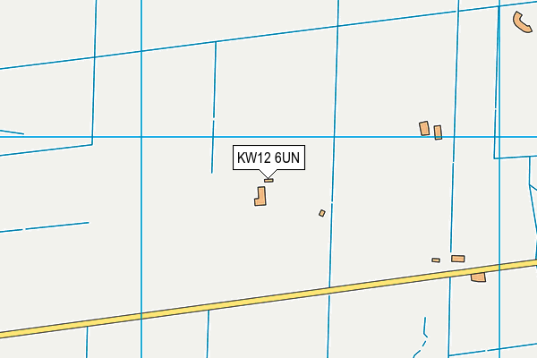KW12 6UN map - OS VectorMap District (Ordnance Survey)