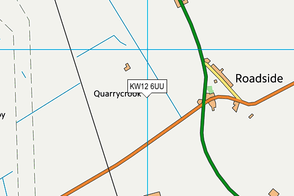 KW12 6UU map - OS VectorMap District (Ordnance Survey)