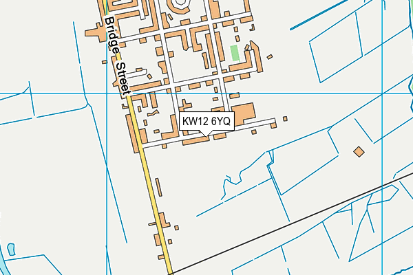 KW12 6YQ map - OS VectorMap District (Ordnance Survey)