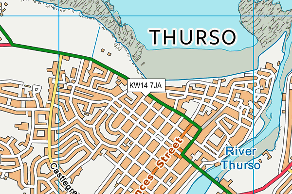 Map of THURSO ON BOARD COMMUNITY INTEREST COMPANY at district scale