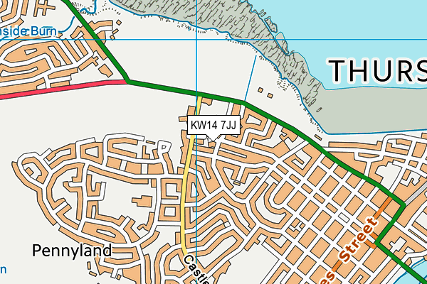 KW14 7JJ map - OS VectorMap District (Ordnance Survey)
