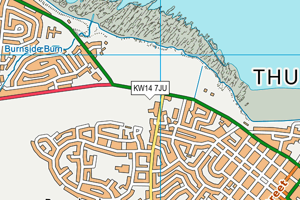 KW14 7JU map - OS VectorMap District (Ordnance Survey)