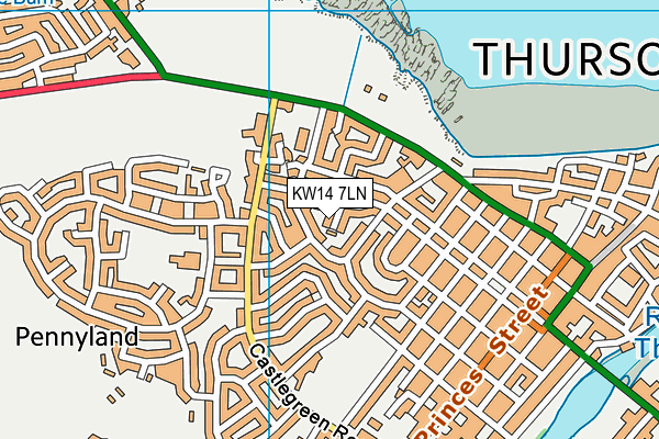 KW14 7LN map - OS VectorMap District (Ordnance Survey)