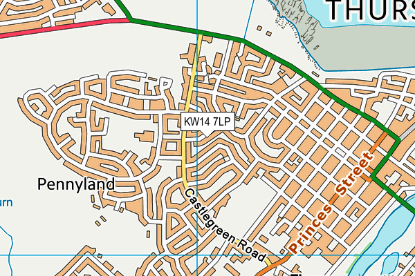 KW14 7LP map - OS VectorMap District (Ordnance Survey)