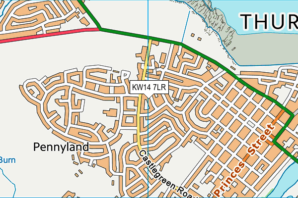 KW14 7LR map - OS VectorMap District (Ordnance Survey)