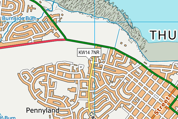KW14 7NR map - OS VectorMap District (Ordnance Survey)