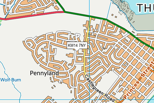 KW14 7NY map - OS VectorMap District (Ordnance Survey)