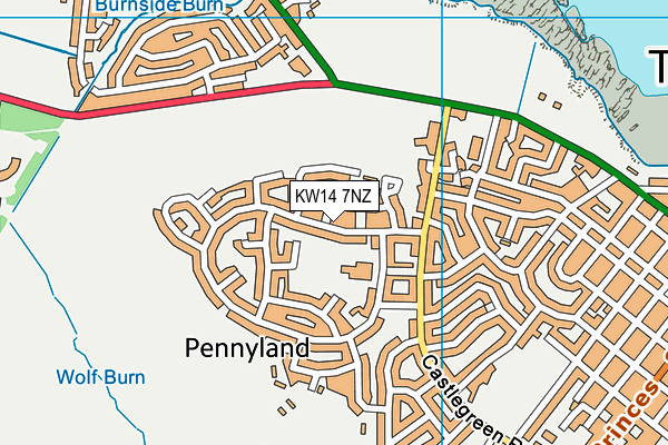 KW14 7NZ map - OS VectorMap District (Ordnance Survey)