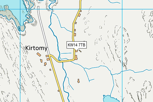KW14 7TB map - OS VectorMap District (Ordnance Survey)