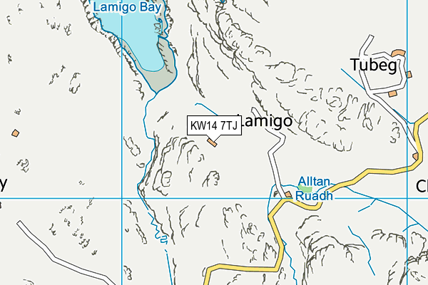KW14 7TJ map - OS VectorMap District (Ordnance Survey)
