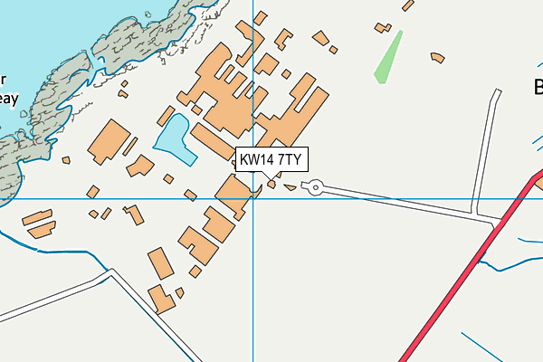KW14 7TY map - OS VectorMap District (Ordnance Survey)