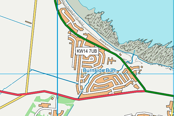 KW14 7UB map - OS VectorMap District (Ordnance Survey)