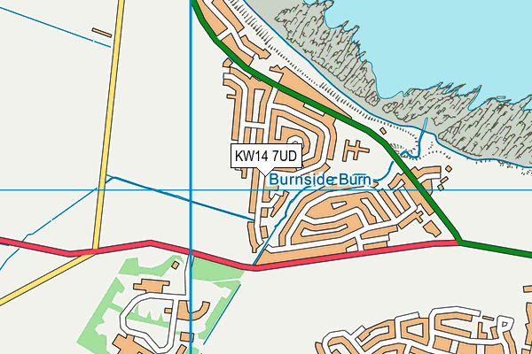 KW14 7UD map - OS VectorMap District (Ordnance Survey)
