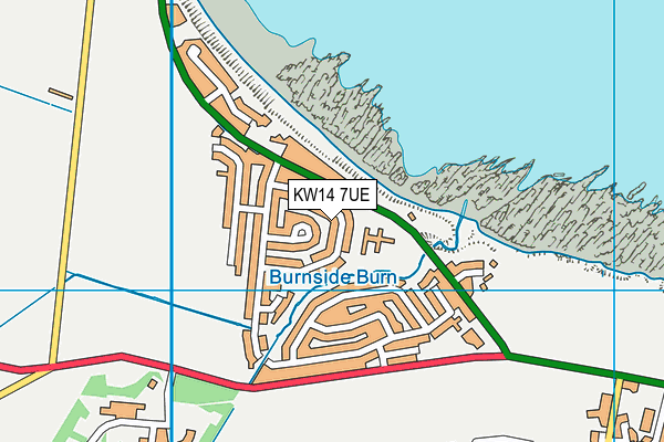 KW14 7UE map - OS VectorMap District (Ordnance Survey)