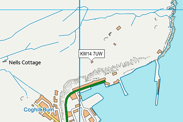 KW14 7UW map - OS VectorMap District (Ordnance Survey)