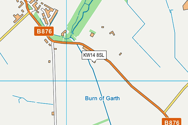 KW14 8SL map - OS VectorMap District (Ordnance Survey)