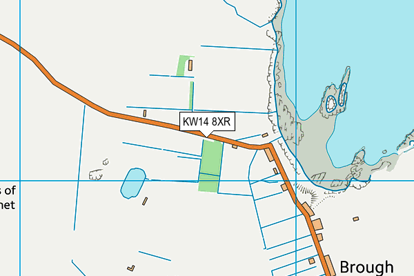 KW14 8XR map - OS VectorMap District (Ordnance Survey)