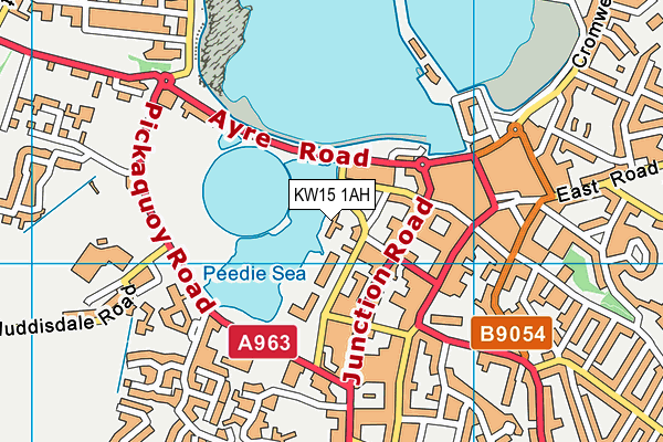 KW15 1AH map - OS VectorMap District (Ordnance Survey)