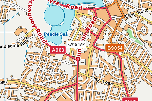 KW15 1AP map - OS VectorMap District (Ordnance Survey)