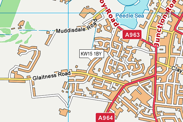 KW15 1BY map - OS VectorMap District (Ordnance Survey)