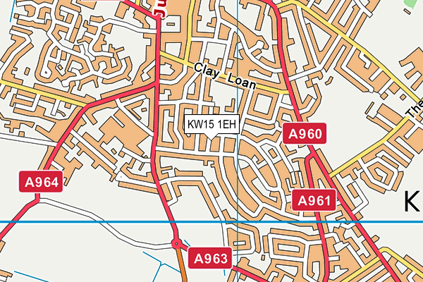 KW15 1EH map - OS VectorMap District (Ordnance Survey)