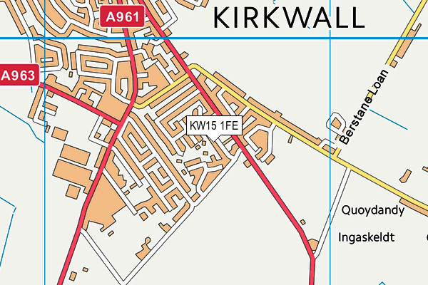 KW15 1FE map - OS VectorMap District (Ordnance Survey)