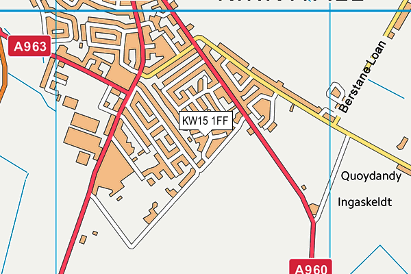 KW15 1FF map - OS VectorMap District (Ordnance Survey)
