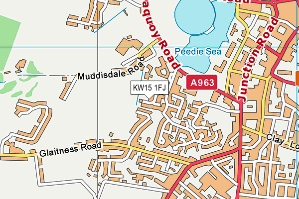 KW15 1FJ map - OS VectorMap District (Ordnance Survey)