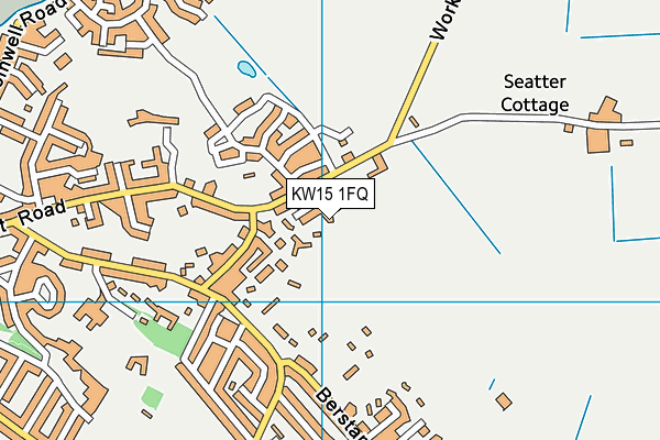KW15 1FQ map - OS VectorMap District (Ordnance Survey)