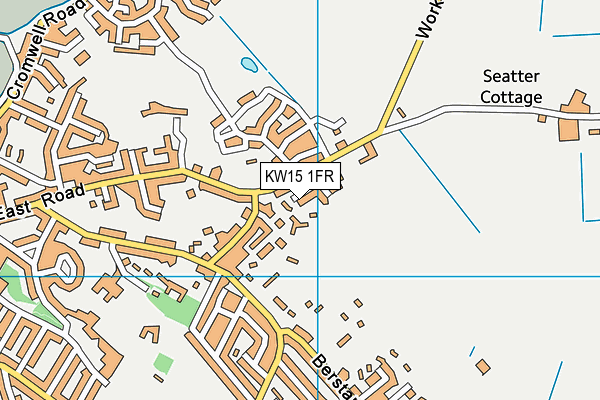KW15 1FR map - OS VectorMap District (Ordnance Survey)