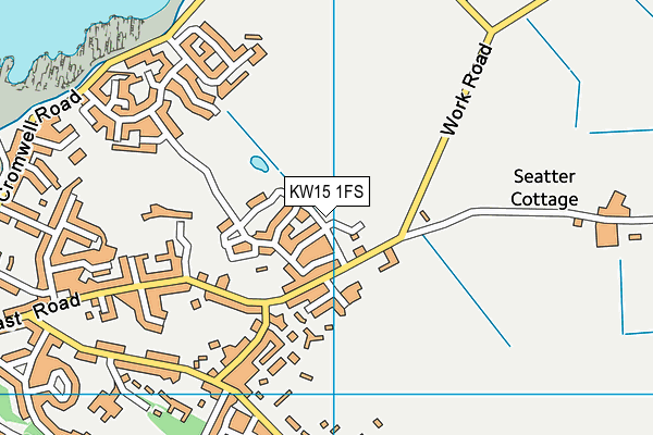 KW15 1FS map - OS VectorMap District (Ordnance Survey)