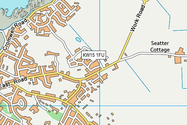 KW15 1FU map - OS VectorMap District (Ordnance Survey)