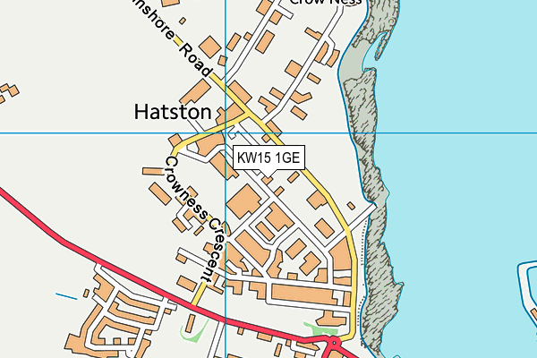 KW15 1GE map - OS VectorMap District (Ordnance Survey)