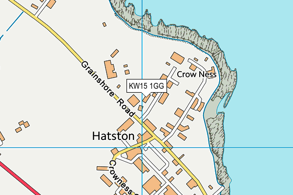KW15 1GG map - OS VectorMap District (Ordnance Survey)