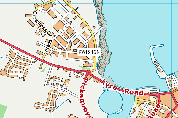 KW15 1GN map - OS VectorMap District (Ordnance Survey)