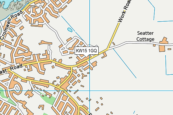 KW15 1GQ map - OS VectorMap District (Ordnance Survey)