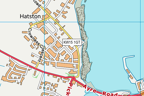 KW15 1GT map - OS VectorMap District (Ordnance Survey)
