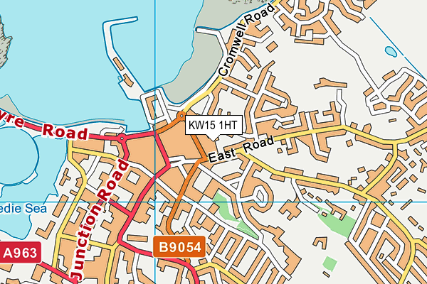 KW15 1HT map - OS VectorMap District (Ordnance Survey)