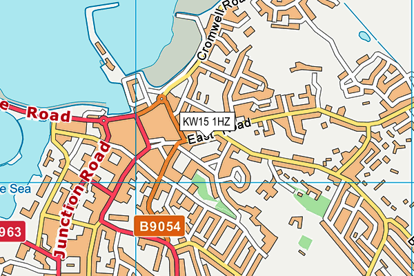 KW15 1HZ map - OS VectorMap District (Ordnance Survey)