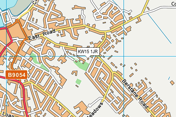 KW15 1JR map - OS VectorMap District (Ordnance Survey)