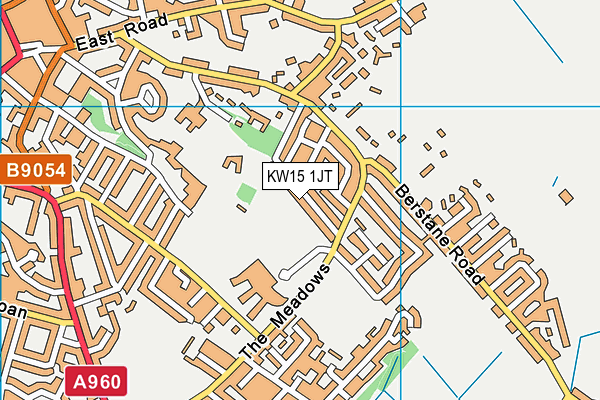 KW15 1JT map - OS VectorMap District (Ordnance Survey)