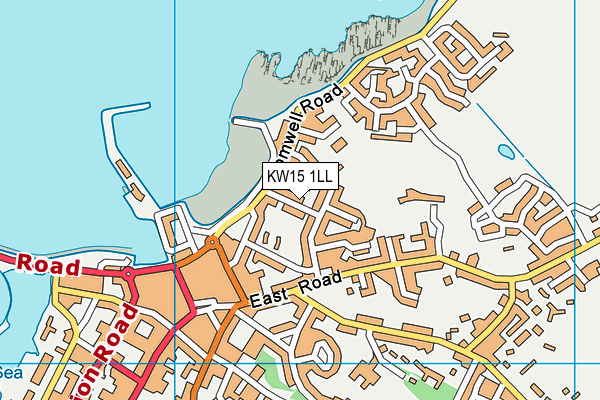 KW15 1LL map - OS VectorMap District (Ordnance Survey)