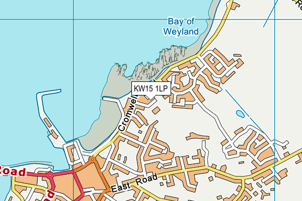 KW15 1LP map - OS VectorMap District (Ordnance Survey)